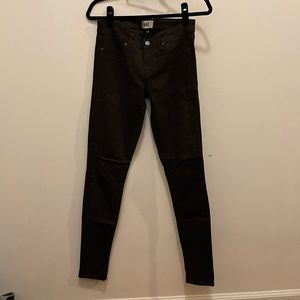 Paige Verdugo Ultra Skinny Jeans in Luxe Coating